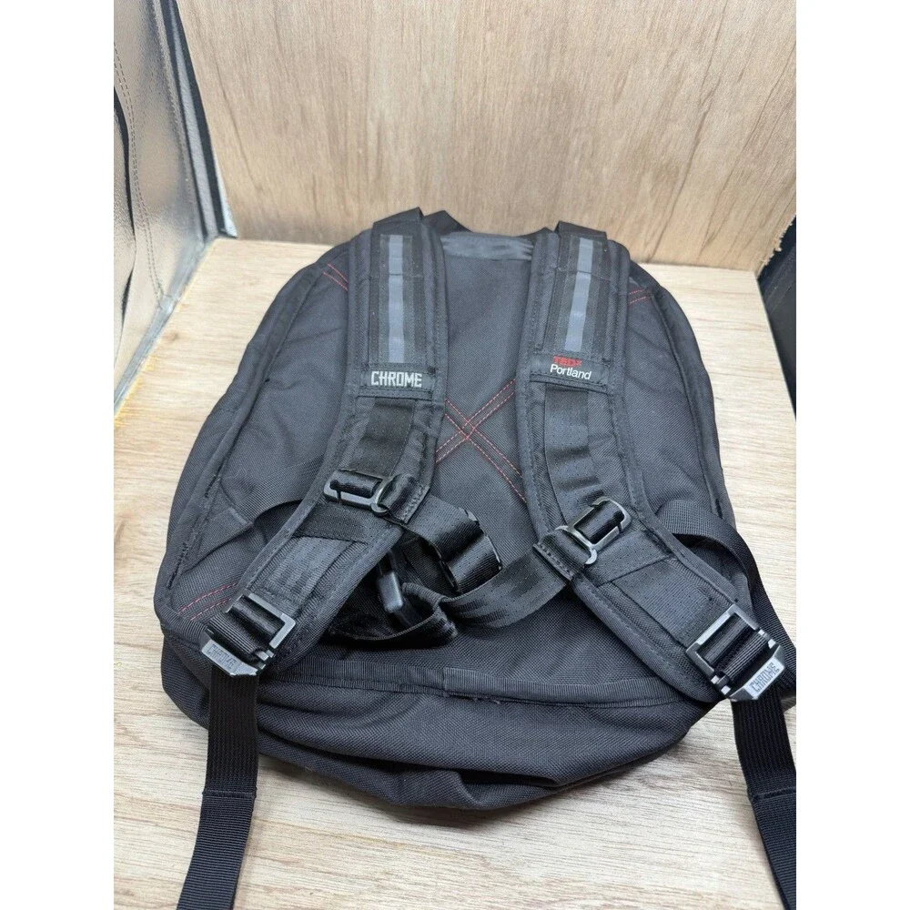 TEDx Portland CHROME INDUSTRIES Backpack Book Bag Ted X Black Bag Promo Rare